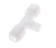 8x10 Mm&R1/4'' PP T-Form Tee Schlauchanschluss Mit Außengewinde 10Bar/145Psi [2 Stück]