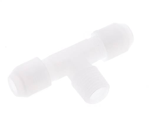 4X6 Mm&R1/4'' PP T-Form Rohrverbinder Mit Außengewinde 10Bar/145Psi [2 Stück]