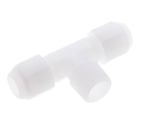 10x12 Mm&R1/2'' PP T-Form Tee Schlauchanschluss Mit Außengewinde 10Bar/145Psi