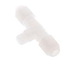 4X6 Mm&R1/8'' Pvdf T-Form Tee Schlauchanschluss Mit Außengewinde 10Bar/145Psi