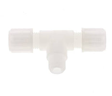6x4mm & G1/8'' PVDF T-Shape T-Kompressionsfitting mit Außengewinde 10 bar