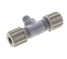 8x6mm & G1/8'' PA T-Shape T-Kompressionsverschraubung mit Außengewinde 10 bar [2 Stück]