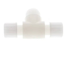 10x8mm & G1/2'' PVDF T-Shape T-Kompressionsfitting mit Außengewinde 10 bar