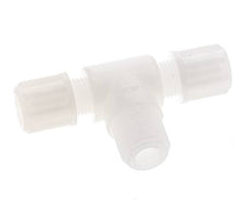 6x4mm & G1/4'' PVDF T-Shape T-Kompressionsfitting mit Außengewinde 10 bar