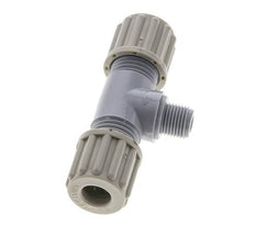 8x6mm & G1/8'' PA T-Shape T-Kompressionsverschraubung mit Außengewinde 10 bar [2 Stück]