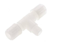 6x4mm & G1/8'' PVDF T-Shape T-Kompressionsfitting mit Außengewinde 10 bar
