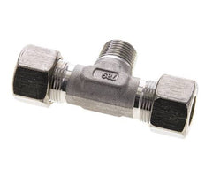 16S & R1/2'' Edelstahl T-Stück Kompressionsverschraubung mit Außengewinde 400 bar ISO 8434-1