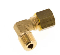 R 1/8'' Außengewinde x 5 mm Messing 90-Grad-Kompressionsverschraubung 150 bar DIN EN 1254-2