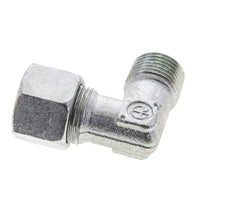 1/2'' NPT Außengewinde x 14S Verzinkter Stahl 90 Grad Winkel Schneidring 630 Bar DIN 2353