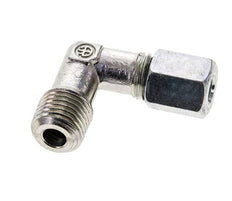 1/4'' NPT Außengewinde x 6L Verzinkter Stahl 90 Grad Winkel Schneidring 315 Bar DIN 2353
