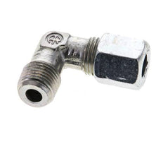 1/8'' NPT Außengewinde x 6LL Verzinkter Stahl 90 Grad Winkel Schneidring 100 Bar DIN 2353