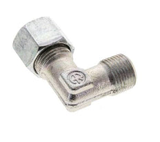 3/8'' NPT Außengewinde x 10S Verzinkter Stahl 90 Grad Winkel Schneidring 630 Bar DIN 2353