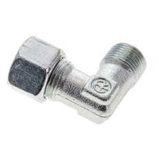 3/8'' NPT Außengewinde x 12L Verzinkter Stahl 90 Grad Winkel Schneidring 315 Bar DIN 2353