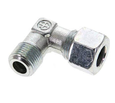 3/8'' NPT Außengewinde x 12L Verzinkter Stahl 90 Grad Winkel Schneidring 315 Bar DIN 2353