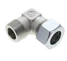 1 1/4'' NPT Außengewinde x 30S Verzinkter Stahl 90 Grad Winkel Schneidring 400 Bar DIN 2353
