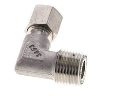 1/2'' NPT Außengewinde x 8S Edelstahl 90 Grad Ellenbogen Schneidring 630 Bar DIN 2353