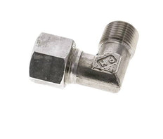 1/2'' NPT Außengewinde x 14S Edelstahl 90 Grad Ellenbogen Schneidring 630 Bar DIN 2353