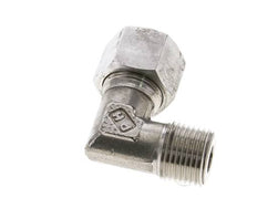 1/2'' NPT Außengewinde x 14S Edelstahl 90 Grad Ellenbogen Schneidring 630 Bar DIN 2353