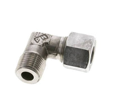 1/2'' NPT Außengewinde x 14S Edelstahl 90 Grad Ellenbogen Schneidring 630 Bar DIN 2353