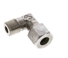 1/2'' NPT Außengewinde x 14S Edelstahl 90 Grad Ellenbogen Schneidring 630 Bar DIN 2353