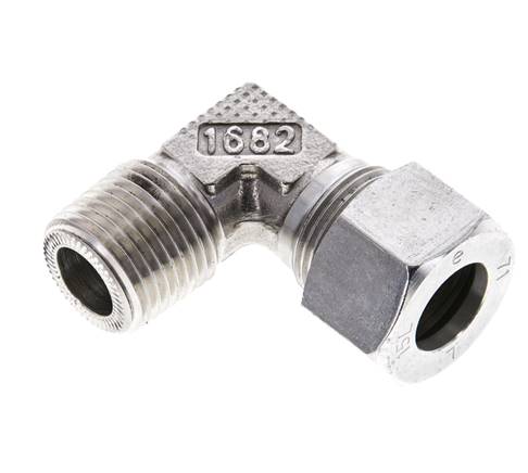 TAISHER 90° Schlauchverbinder 4mm X 4mm – 2 Stück 304 Edelstahl, Inkl. 4 Schlauchschellen – Für Kraftstoff, Luft, Wasser