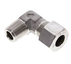 1/2'' NPT Außengewinde x 16S Edelstahl 90 Grad Ellenbogen Schneidring 400 Bar DIN 2353