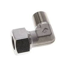 1/2'' NPT Außengewinde x 18L Edelstahl 90 Grad Ellenbogen Schneidring 315 Bar DIN 2353