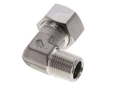 1/2'' NPT Außengewinde x 18L Edelstahl 90 Grad Ellenbogen Schneidring 315 Bar DIN 2353
