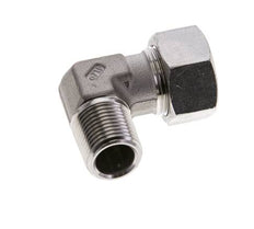 1/2'' NPT Außengewinde x 18L Edelstahl 90 Grad Ellenbogen Schneidring 315 Bar DIN 2353