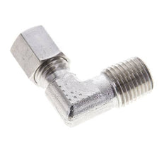 1/4'' NPT Außengewinde x 6L Edelstahl 90 Grad Ellenbogen Schneidring 315 Bar DIN 2353