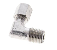 1/4'' NPT Außengewinde x 6L Edelstahl 90 Grad Ellenbogen Schneidring 315 Bar DIN 2353