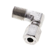 1/4'' NPT Außengewinde x 6L Edelstahl 90 Grad Ellenbogen Schneidring 315 Bar DIN 2353