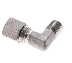 1/4'' NPT Außengewinde x 8S Edelstahl 90 Grad Winkel Schneidring 630 Bar DIN 2353