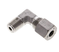 1/4'' NPT Außengewinde x 8S Edelstahl 90 Grad Winkel Schneidring 630 Bar DIN 2353