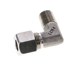 1/4'' NPT Außengewinde x 10L Edelstahl 90 Grad Ellenbogen Schneidring 315 Bar DIN 2353