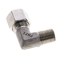 1/4'' NPT Außengewinde x 10L Edelstahl 90 Grad Ellenbogen Schneidring 315 Bar DIN 2353