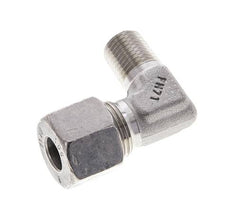 1/4'' NPT Außengewinde x 10S Edelstahl 90 Grad Ellenbogen Schneidring 630 Bar DIN 2353