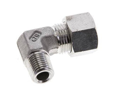 1/4'' NPT Außengewinde x 12L Edelstahl 90 Grad Ellenbogen Schneidring 315 Bar DIN 2353