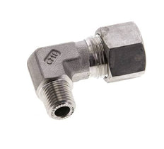 1/4'' NPT Außengewinde x 12S Edelstahl 90 Grad Winkel Schneidring 630 Bar DIN 2353