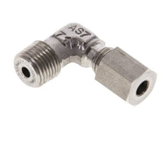 1/8'' NPT Außengewinde x 4LL Edelstahl 90 Grad Ellenbogen Schneidring 100 Bar DIN 2353