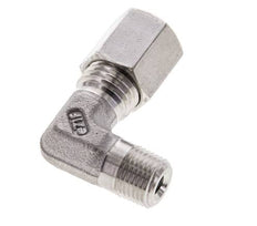 1/8'' NPT Außengewinde x 6L Edelstahl 90 Grad Ellenbogen Schneidring 315 Bar DIN 2353