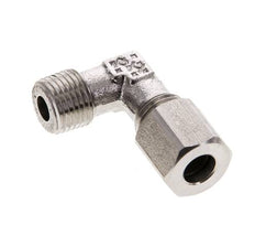 1/8'' NPT Außengewinde x 6LL Edelstahl 90 Grad Ellenbogen Schneidring 100 Bar DIN 2353