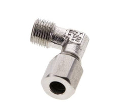 1/8'' NPT Außengewinde x 6LL Edelstahl 90 Grad Ellenbogen Schneidring 100 Bar DIN 2353