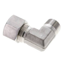 3/4'' NPT Außengewinde x 20S Edelstahl 90 Grad Ellenbogen Schneidring 400 Bar DIN 2353