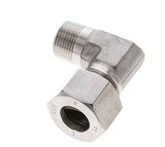 3/4'' NPT Außengewinde x 20S Edelstahl 90 Grad Ellenbogen Schneidring 400 Bar DIN 2353