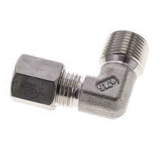 3/8'' NPT Außengewinde x 6S Edelstahl 90 Grad Winkel Schneidring 630 Bar DIN 2353