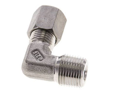 3/8'' NPT Außengewinde x 6S Edelstahl 90 Grad Winkel Schneidring 630 Bar DIN 2353