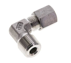 3/8'' NPT Außengewinde x 6S Edelstahl 90 Grad Winkel Schneidring 630 Bar DIN 2353