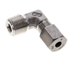 3/8'' NPT Außengewinde x 6S Edelstahl 90 Grad Winkel Schneidring 630 Bar DIN 2353