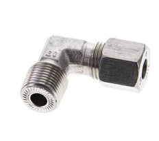 3/8'' NPT Außengewinde x 8S Edelstahl 90 Grad Winkel Schneidring 630 Bar DIN 2353